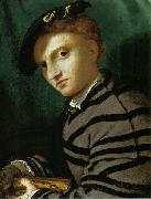 Lorenzo Lotto, Portrait of a Young Man With a Book